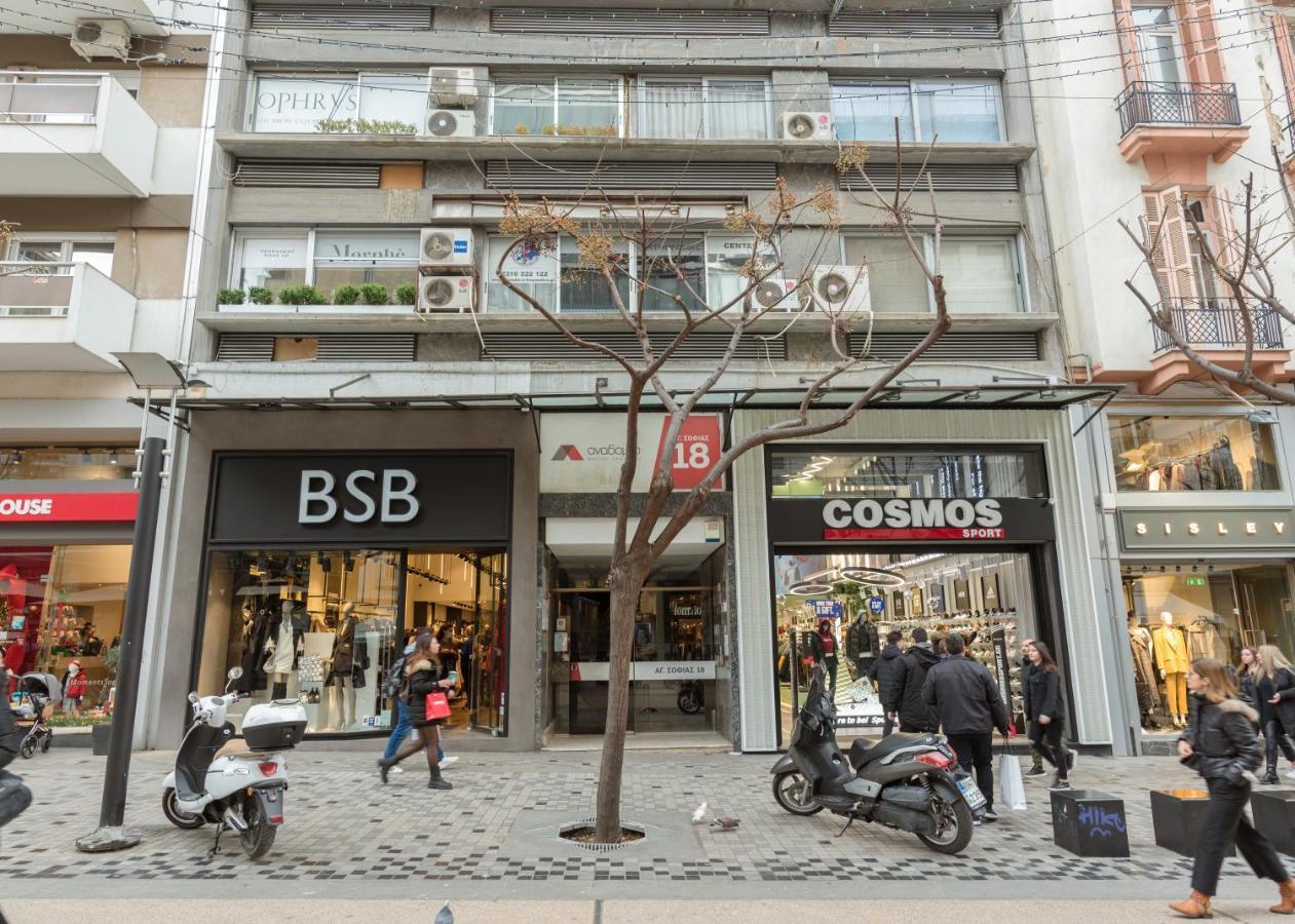 Ag.Sofias Pedestrian Area Luxury Ap. & Big Balcony Apartment Thessaloniki Exterior photo