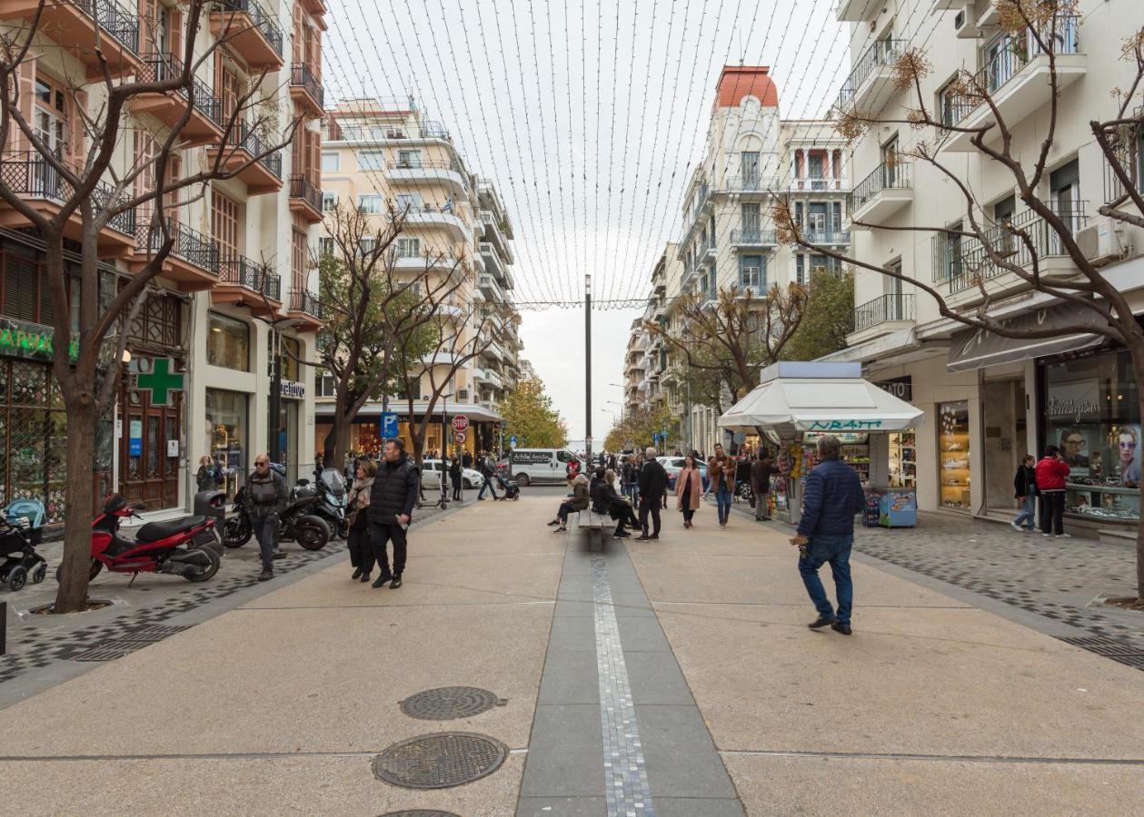 Ag.Sofias Pedestrian Area Luxury Ap. & Big Balcony Apartment Thessaloniki Exterior photo